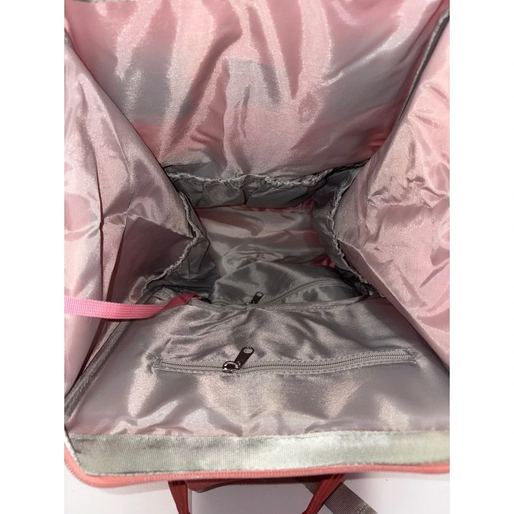 Babybug Day Saver Multi Function Waterproof Diaper Bag Backpack Coral Pink NEW